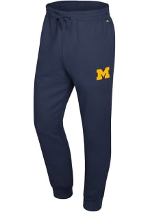 Mens Michigan Wolverines Blue Colosseum Charlie Sweatpants