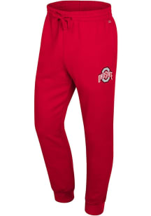 Mens Ohio State Buckeyes Red Colosseum Charlie Sweatpants