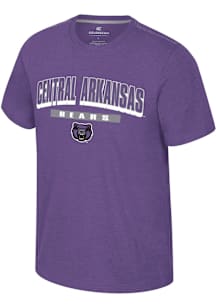 Colosseum Central Arkansas Bears Purple Back in Business Short Sleeve T Shirt
