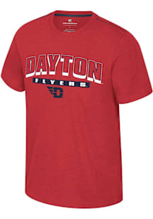 Colosseum Dayton Flyers Red Back in Business Short Sleeve T Shirt