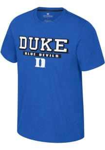 Colosseum Duke Blue Devils Blue Back in Business Short Sleeve T Shirt