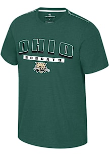 Colosseum Ohio Bobcats Green Back in Business Short Sleeve T Shirt