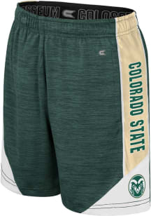 Colosseum Colorado State Rams Youth Green Rylos Shorts