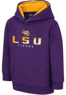 Colosseum LSU Tigers Toddler Purple Lead Guitarists Long Sleeve Hooded Sweatshirt