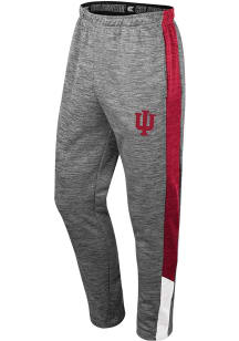 Mens Indiana Hoosiers Grey Colosseum Dozzer Tapered Pants