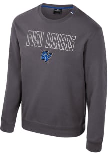 Colosseum Grand Valley State Lakers Mens Charcoal Zion Long Sleeve Crew Sweatshirt