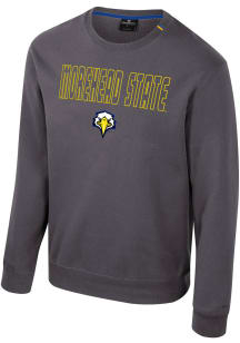 Colosseum Morehead State Eagles Mens Charcoal Zion Long Sleeve Crew Sweatshirt