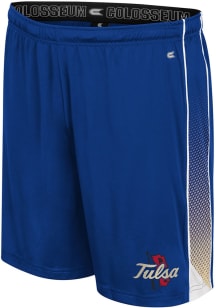 Mens Tulsa Golden Hurricane Blue Colosseum Online Shorts