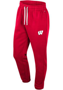 Mens Wisconsin Badgers Red Colosseum Zion Sweatpants