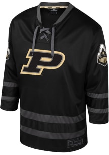 Mens Purdue Boilermakers Black Colosseum On The Ice Hockey Jersey