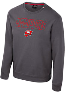 Colosseum Western Kentucky Hilltoppers Mens Charcoal Zion Long Sleeve Crew Sweatshirt