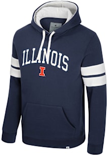 Colosseum Illinois Fighting Illini Mens Navy Blue The Game of Games Long Sleeve Hoodie