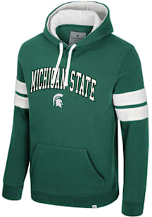 Colosseum Michigan State Spartans Mens Green The Game of Games Long Sleeve Hoodie