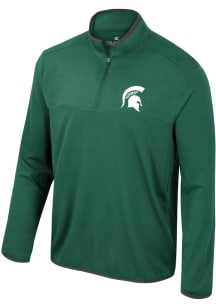 Mens Michigan State Spartans Green Colosseum Potential Qtr Zip Pullover