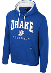 Colosseum Drake Bulldogs Mens Blue Zion Long Sleeve Hoodie