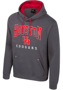 Colosseum Houston Cougars Mens Charcoal Zion Long Sleeve Hoodie
