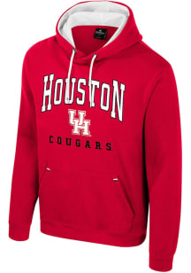 Colosseum Houston Cougars Mens Red Zion Long Sleeve Hoodie