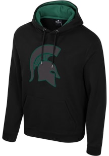 Mens Michigan State Spartans Black Colosseum Bioelectric Tonal Hooded Sweatshirt