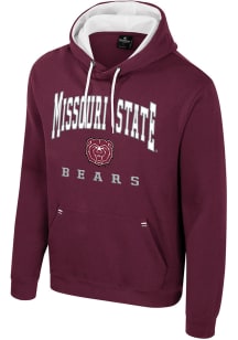 Colosseum Missouri State Bears Mens Maroon Zion Long Sleeve Hoodie