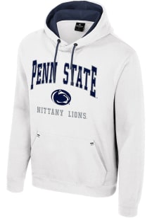 Mens Penn State Nittany Lions White Colosseum Zion Hooded Sweatshirt