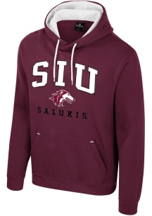Colosseum Southern Illinois Salukis Mens Maroon Zion Long Sleeve Hoodie