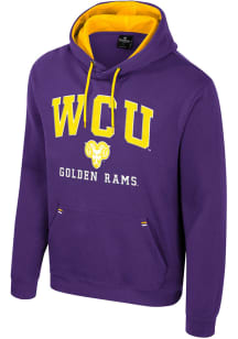 Colosseum West Chester Golden Rams Mens Purple Zion Long Sleeve Hoodie
