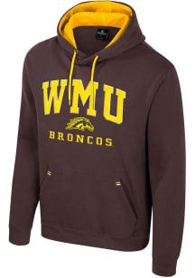 Mens Western Michigan Broncos Brown Colosseum Zion Hooded Sweatshirt