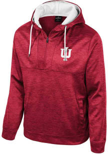 Mens Indiana Hoosiers Cardinal Colosseum Cypher Fleece Long Sleeve Hoodie