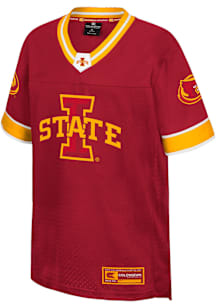 Colosseum Iowa State Cyclones Youth Cardinal Nothing But The Hits Football Jersey