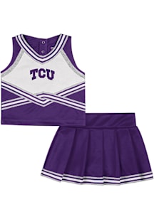 Colosseum TCU Horned Frogs Toddler Girls Purple Lollipop Park Sets Cheer