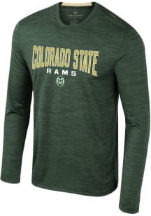 Colosseum Colorado State Rams Green Dozer Long Sleeve T-Shirt