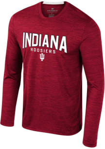 Mens Indiana Hoosiers Cardinal Colosseum Dozer Long Sleeve T-Shirt