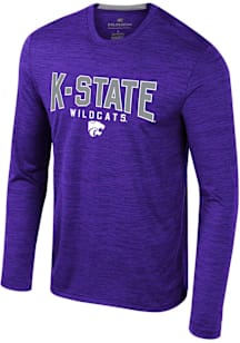 Colosseum K-State Wildcats Purple Dozer Long Sleeve T-Shirt