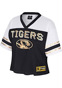 Missouri Tigers Womens Colosseum Posh Fashion Football Jersey - Black