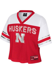 Womens Nebraska Cornhuskers Red Colosseum Posh Jersey Fashion Football