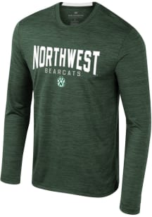 Colosseum Northwest Missouri State Bearcats Green Dozer Long Sleeve T-Shirt