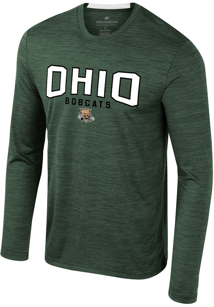 Colosseum Ohio Bobcats Green Dozer Long Sleeve T-Shirt