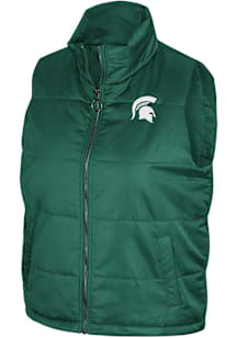 Womens Michigan State Spartans Green Colosseum Sylvie Vest