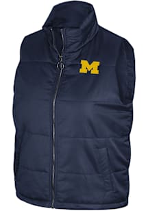 Womens Michigan Wolverines Blue Colosseum Sylvie Vest