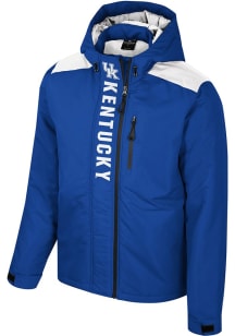 Mens Kentucky Wildcats Colosseum Mens The One Full Zip Heavyweight Jacket - Blue