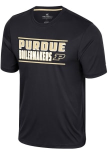 Purdue Boilermakers Black Colosseum Bird Law GCC Short Sleeve T Shirt