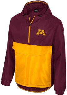 Mens Minnesota Golden Gophers Maroon Colosseum Reloaded Zip Anorak Light Weight Jacket