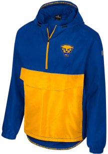 Mens Pitt Panthers Blue Colosseum Reloaded Zip Anorak Light Weight Jacket