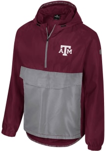 Colosseum Texas A&amp;M Aggies Mens Maroon Reloaded Zip Anorak Light Weight Jacket