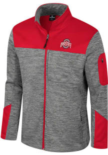 Mens Ohio State Buckeyes Grey Colosseum Guard Medium Weight Jacket