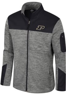 Mens Purdue Boilermakers Grey Colosseum Guard Medium Weight Jacket