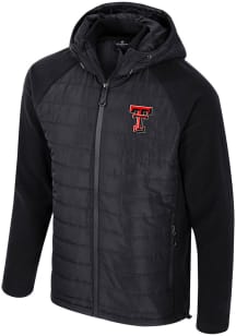 Colosseum Texas Tech Red Raiders Mens Black Block The Sun Medium Weight Jacket