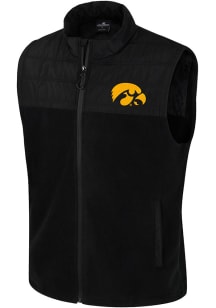 Mens Iowa Hawkeyes Black Colosseum Block The Sun Vest