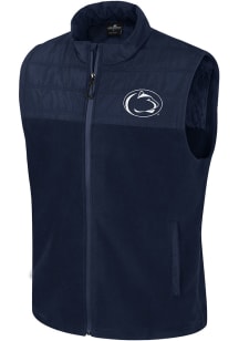 Mens Penn State Nittany Lions Navy Blue Colosseum Block The Sun Vest