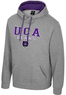 Colosseum Central Arkansas Bears Mens Grey Charlie Long Sleeve Hoodie
